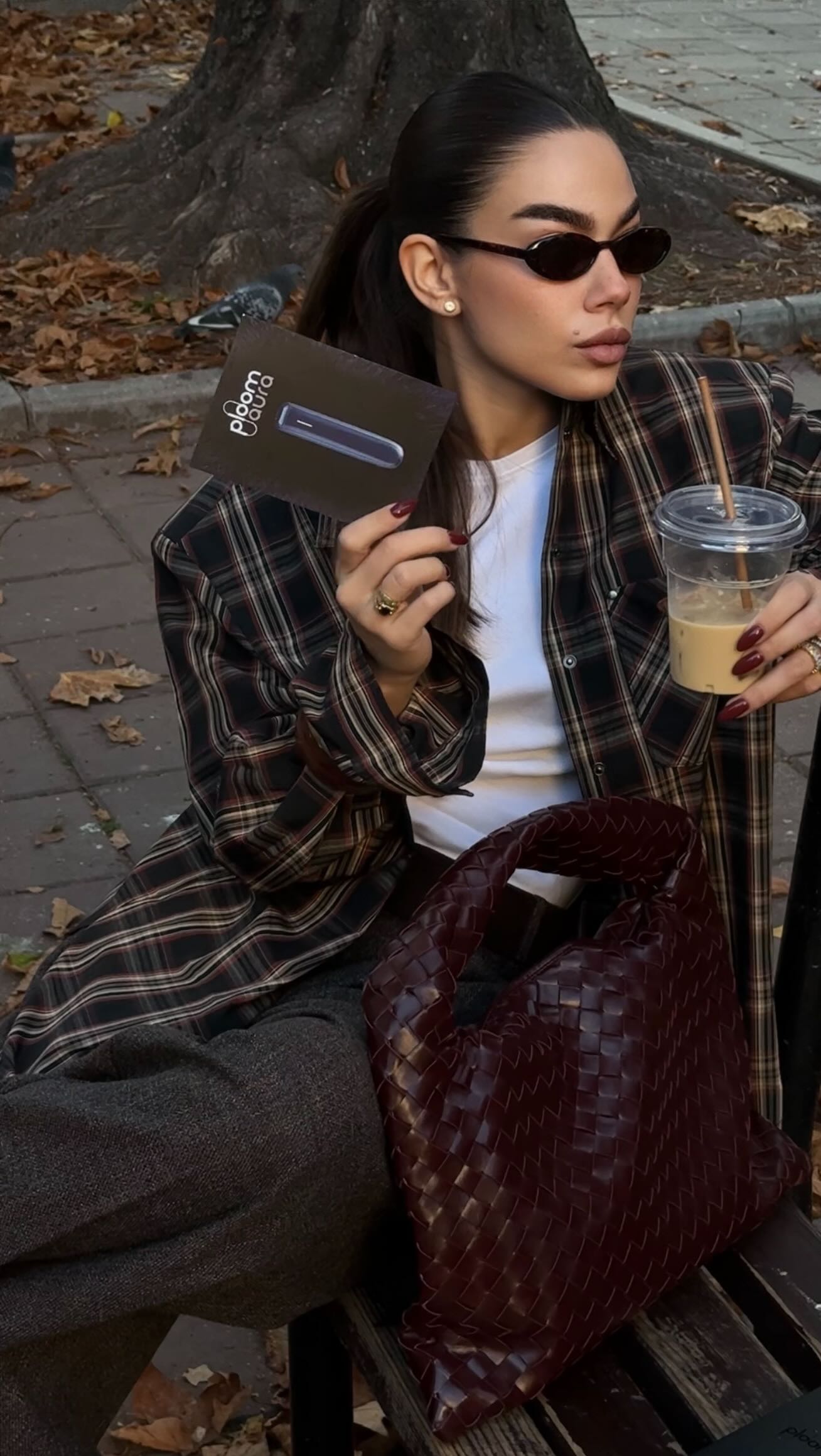 Instagram post by @who.is.mm for Ploom. Caption reads: Autumn is for same rituals, but a brand new....