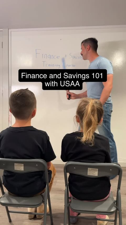 Instagram post by @butterworthdasyrup for USAA. Caption reads: #USAAPartner Finance and Savings 101 Whether [...].
