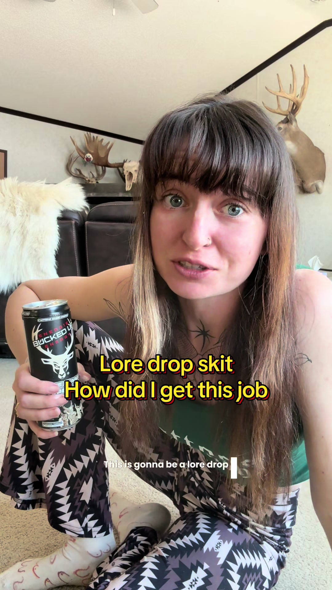 TikTok post by @fromtheashes07 for Bucked Up. Caption reads: Two firsts in this video! My first attempt at a....