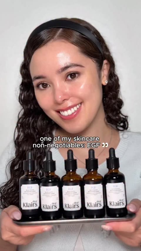 Instagram post by @illaalvarez for Dear, Klairs US. Caption reads: comment “LINK” and I’ll send you the 10% off code....