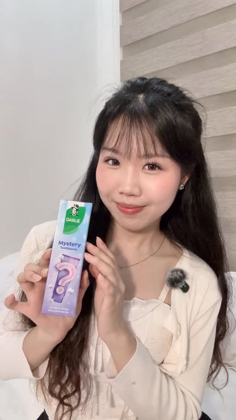 Instagram post by @x.nicoleyong.x for Darlie Thailand. Caption reads: Darlie finally restocked their Mystery Toothpaste,....