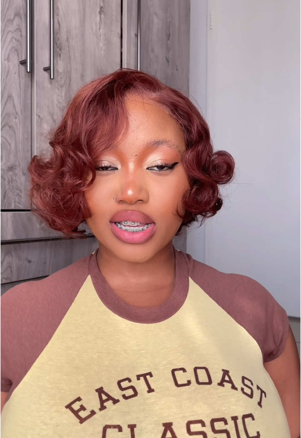 TikTok post by @tefelo.a.m for Maybelline New York. Caption reads: @Maybelline New York Africa lipsticks are 40% from....