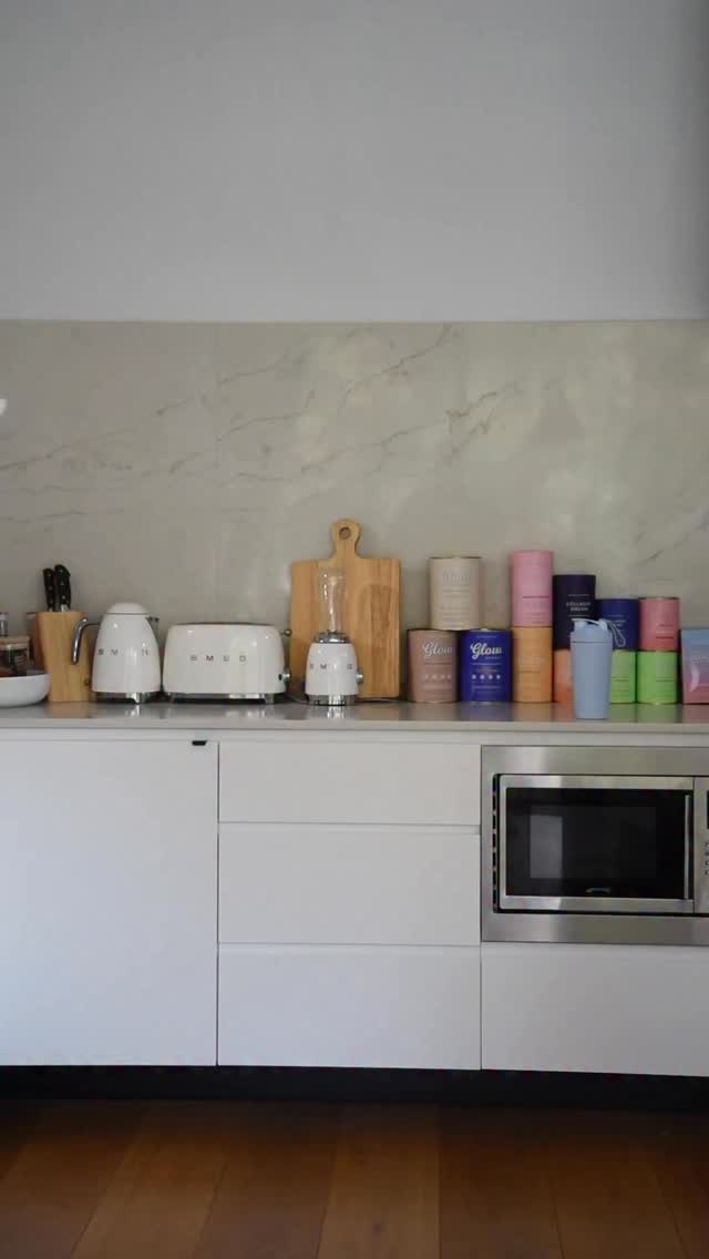 Instagram post by @erinvholland for The Collagen. Caption reads: [...] skip brekkie anymore, when @thecollagen.co....