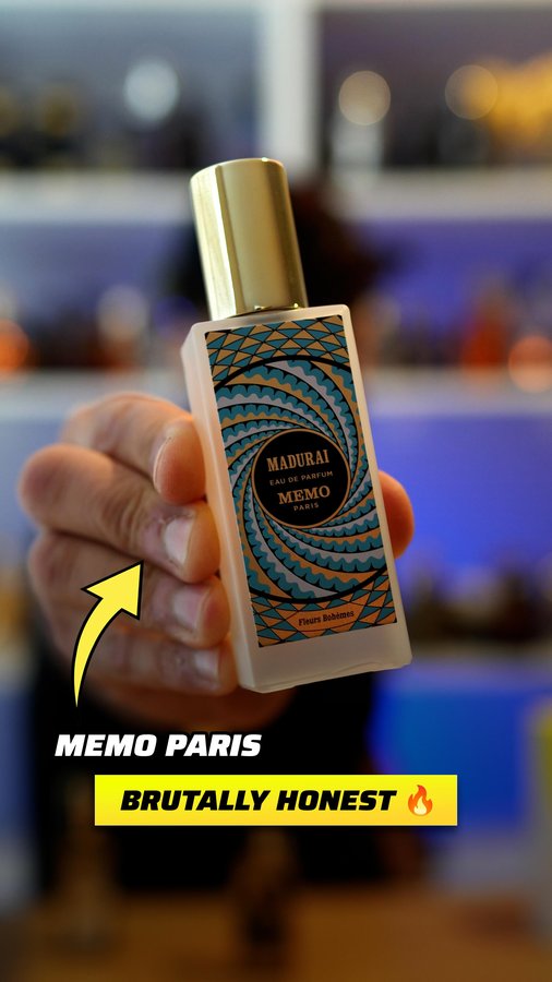 Instagram post by @aromatix.neeb for Memo Paris. Caption reads: Do you agree with my ratings? 
.
[Memo Paris,....