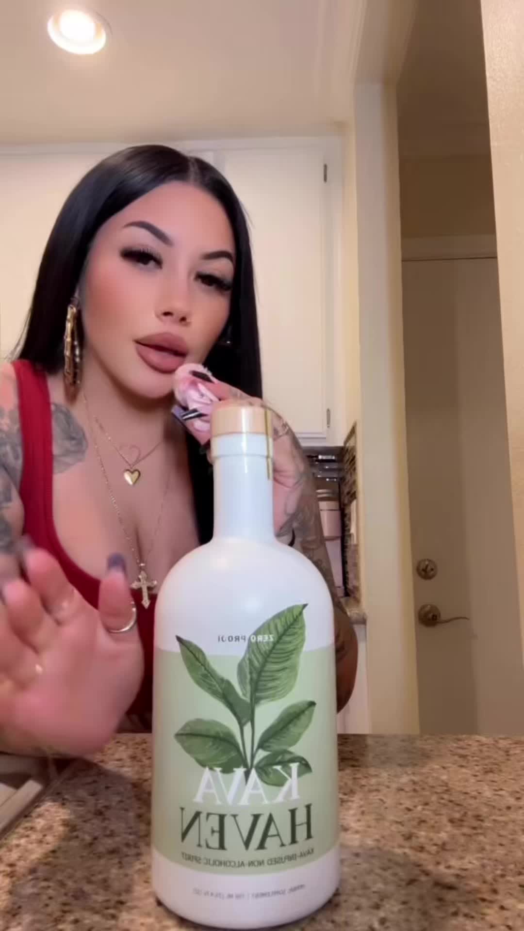 TikTok post by @dre___day for Kava Haven. Caption reads: finally tried @kavahaven 👀👀 #kavahaven....