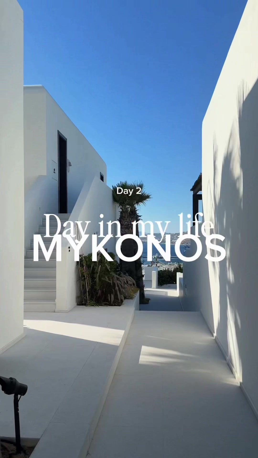 TikTok post by @danahaidarr for Nice Work Paris. Caption reads: [...] Mykonos 🩵 merci @Sol de Janeiro....