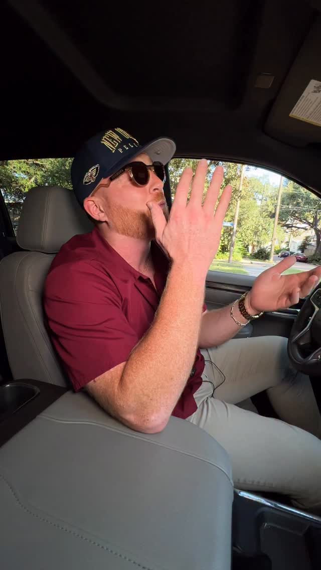 Instagram post by @geraldgruenig for Visit New Orleans. Caption reads: So tell me about the soft shell crab yall got....