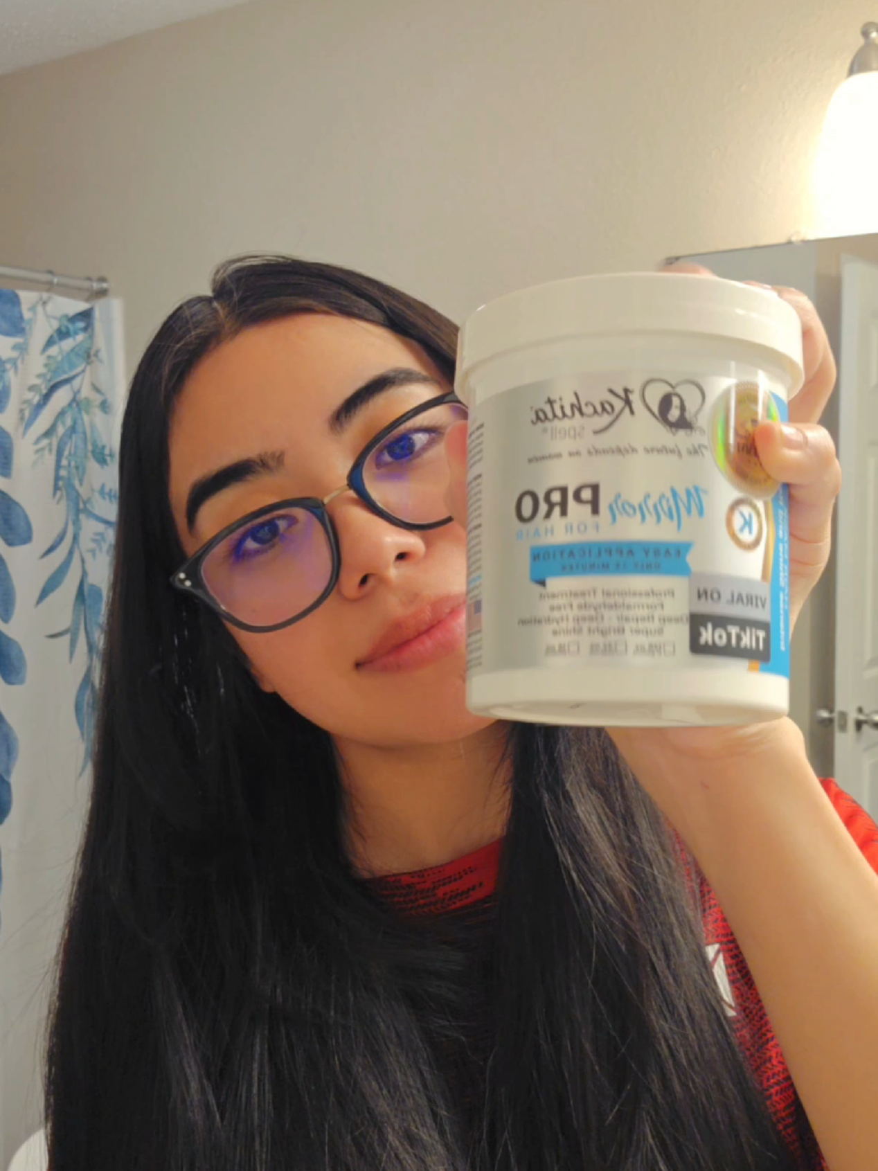 TikTok post by @marcela__luna for Kachita Spell. Caption reads: @Kachita Spell #tratamiento #cabello #mask [...].
