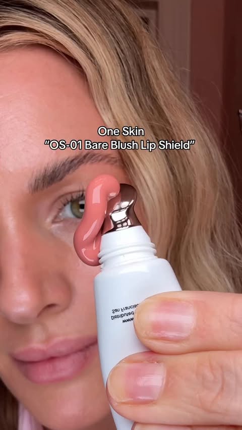 Instagram post by @brittanyallyn for OneSkin. Caption reads: [...] with deep-tech skincare. The new “OneSkin....
