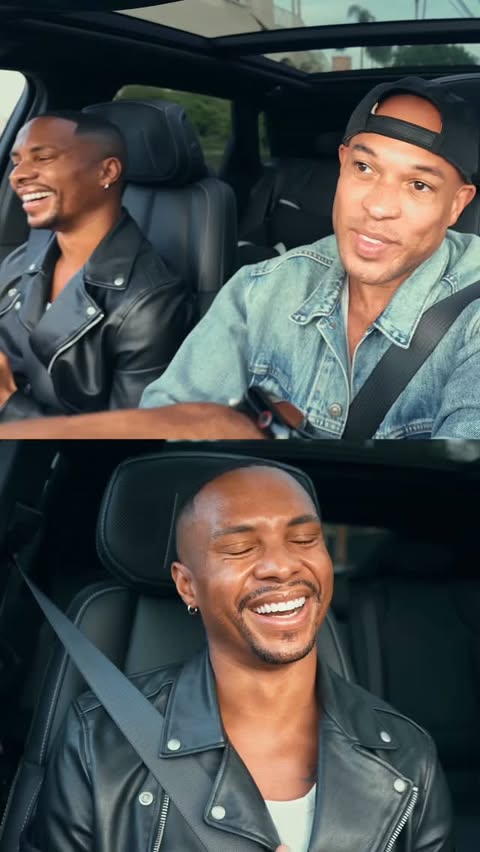 Instagram post by @just.denver for Cadillac. Caption reads: Cadillac Conversations with Jontá & Denver — [...].