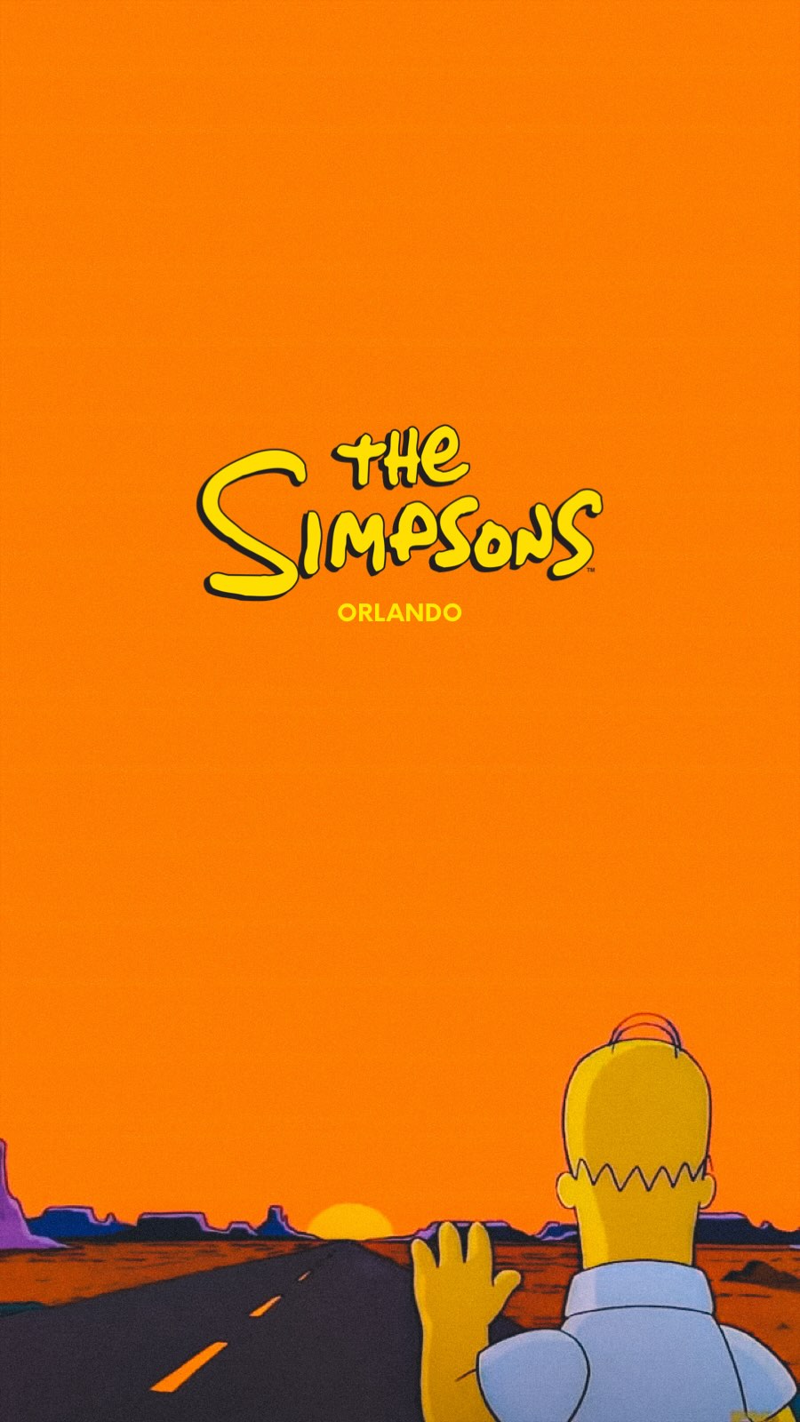 Instagram post by @yto965 for Universal Orlando Resort. Caption reads: Living in Springfield for a day 💛🍩.