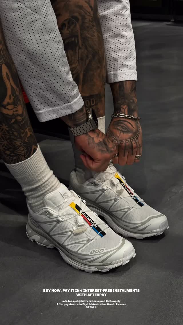 Instagram post by @tayyreid for Foot Locker. Caption reads: Trail to street.
Step in, try on, tap out with....