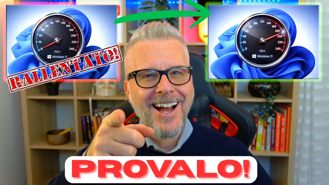 YouTube post by @gentiluomodigitale for NordPass. Caption reads: Is your PC starting up incredibly slowly? Here's....