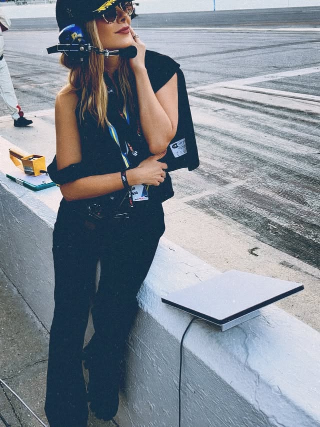 Instagram post by @itskimjava for Michelin. Caption reads: My first 24hrs in @daytona @michelinusa....