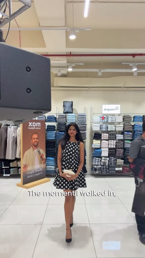 Instagram post by @iishikasharmaa for Max Fashion. Caption reads: [...] to the launch of Delhi NCR’s biggest Max....