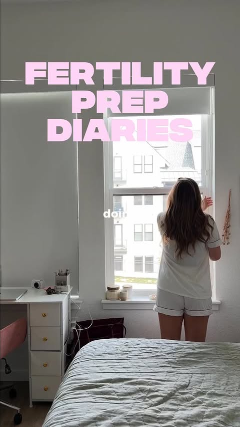 Instagram post by @naturallyher__ for Mira Fertility. Caption reads: FERTILITY PREP DIARIES: CYCLE TRACKING🤍✨ When it....