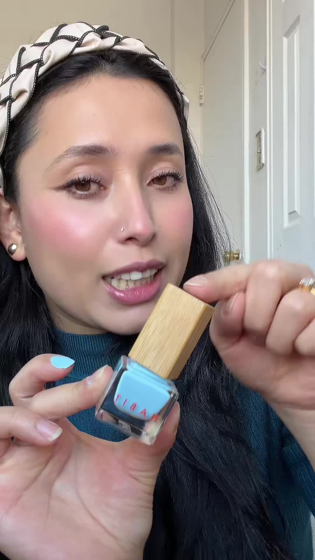 TikTok post by @shreeya_basnet24 for Habit Cosmetics. Caption reads: @Habit Cosmetics #habitcosmetics [...].