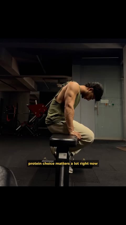 Instagram post by @anmol_vk for MuscleBlaze. Caption reads: [...] Get you high quality protein now....