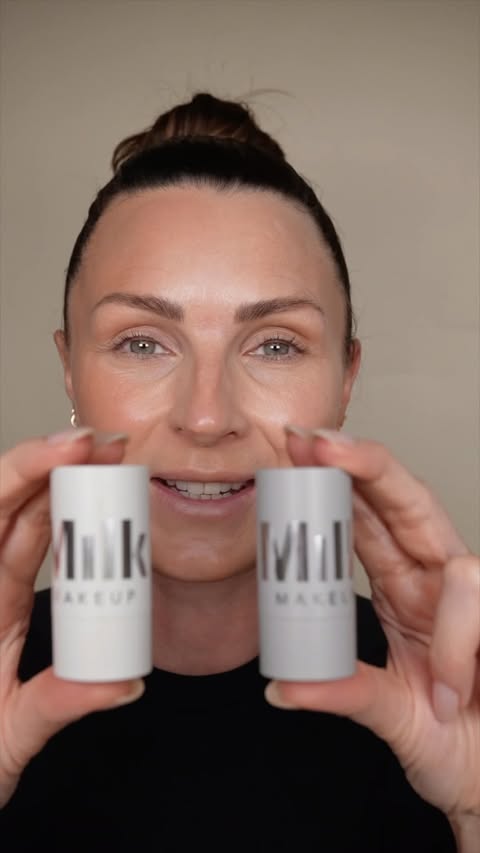 Instagram post by @nicolachapman for Milk Makeup. Caption reads: [...] yesterday, I was also sent the new....