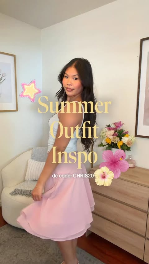 Instagram post by @christina.n.luu for Princess Polly. Caption reads: [...] use code CHRIS20 for 20% off @princesspolly....