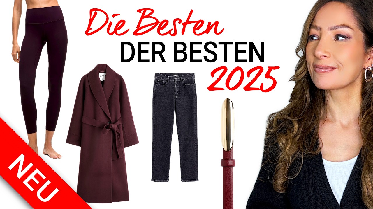 YouTube post by @natashagibsongermany for PURELEI. Caption reads: My absolute FAVORITE PIECES 2025 ❤️ I REALLY wear....