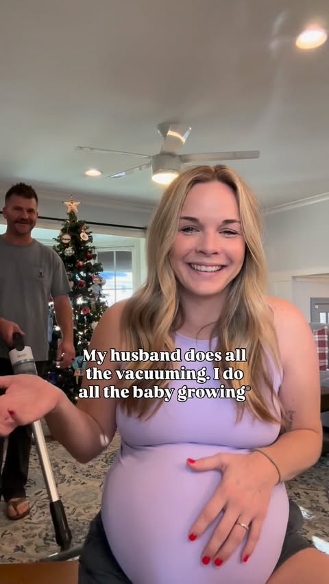 Instagram post by @holli.grasmeyer for Levoit. Caption reads: [...] you was 3 babies 😆link in my bio!....