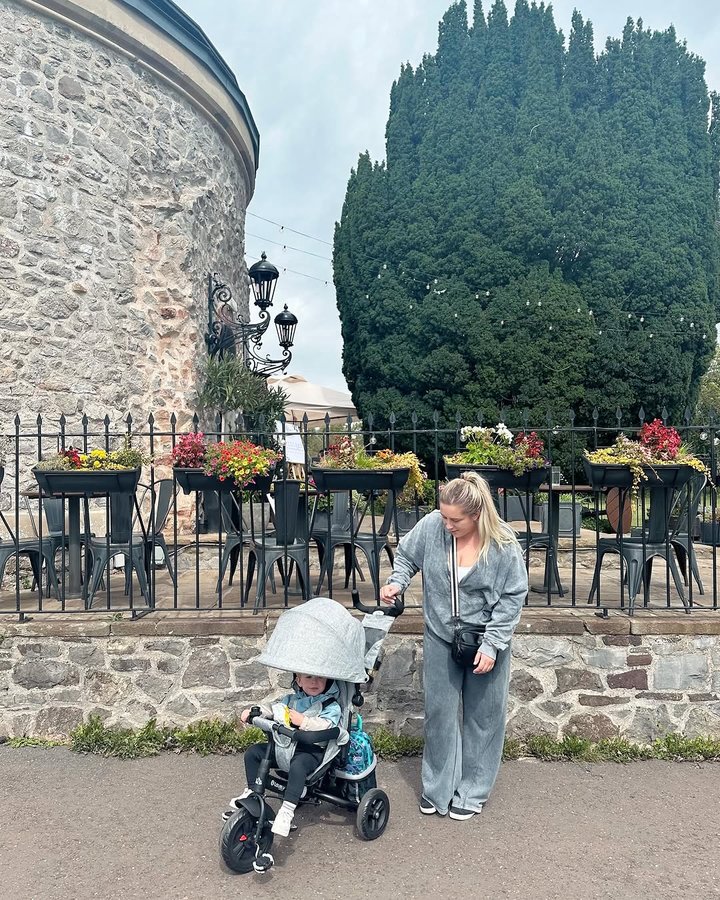 Instagram post by @littlelifeofgrayson for Mumsnet. Caption reads: Just a boy & his trike 🫶🏻✨

AD | @aosomuk saving....