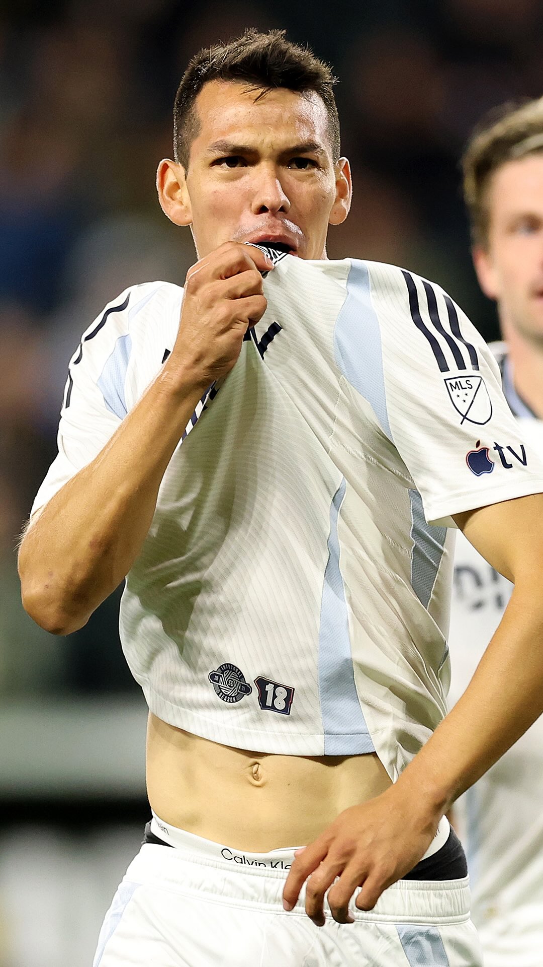 Instagram post by @hirvinglozano for Major League Soccer. Caption reads: Chucky wasn’t wasting ANY time. ⚡️

Back on the....