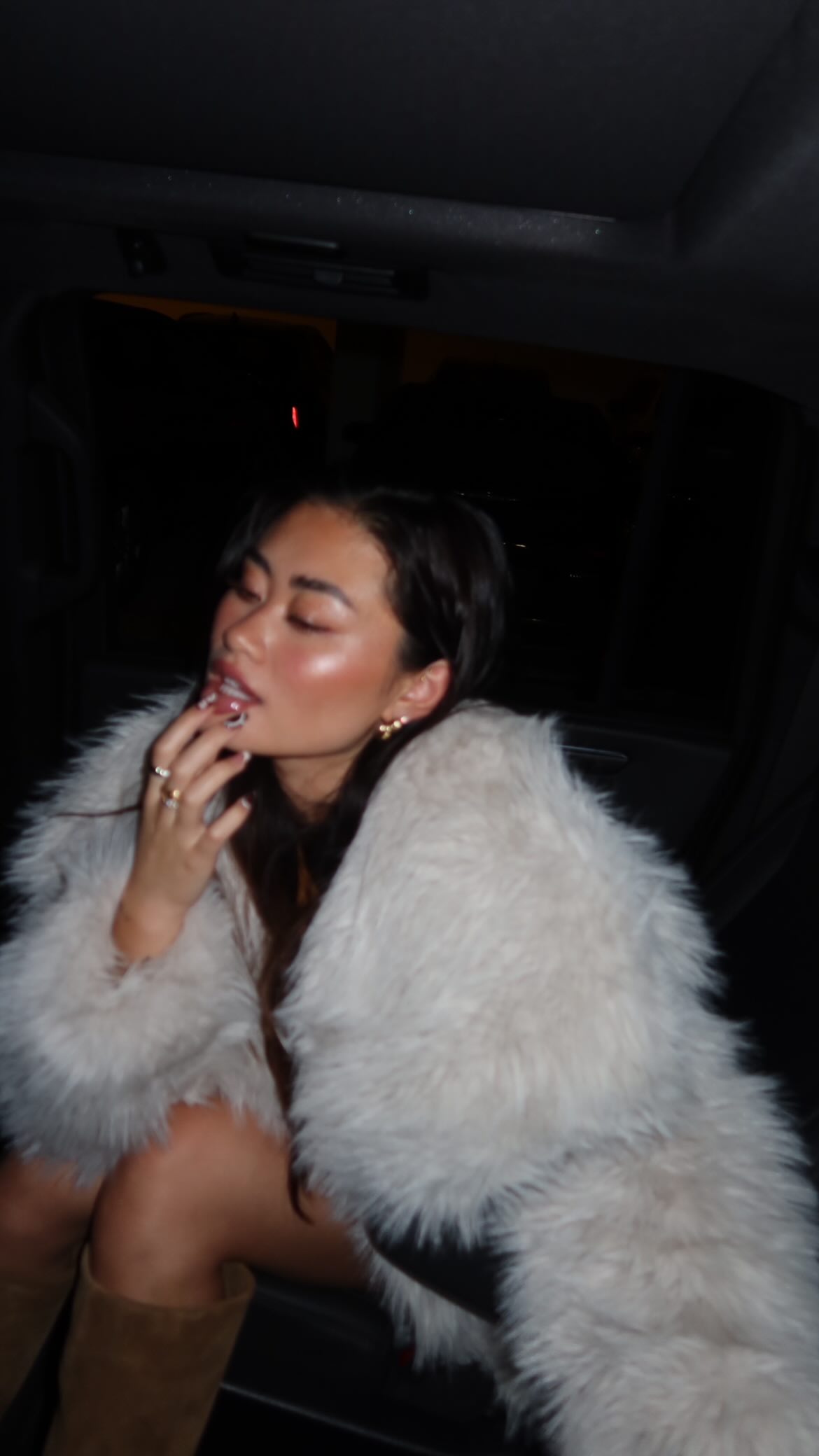 Instagram post by @brittanyngia for NYLON. Caption reads: It’s holiday season at NYLON’s Duo-ets party with....