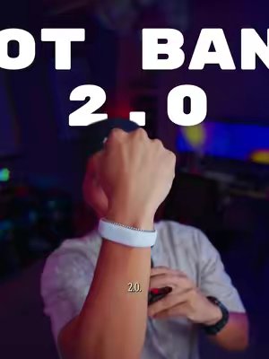 TikTok post by @jakesorianomedia for Dotcards. Caption reads: Now THIS is a game changer 😯 - Dot Band 2.0 @Dot....