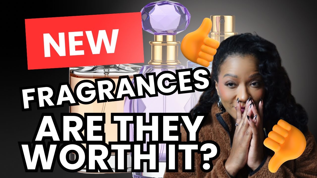 YouTube post by @TheAmandaMarie for Mercari. Caption reads: Are These New Perfumes Really Worth It?.