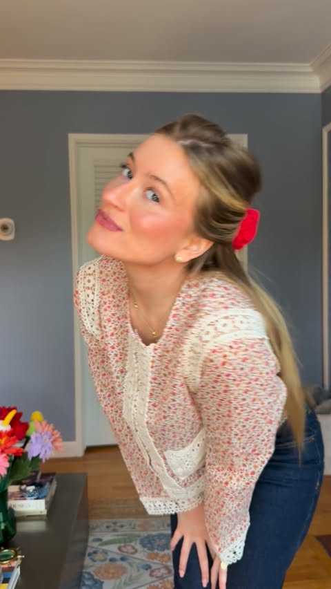 Instagram post by @quincyamorgan for Hill House Home. Caption reads: Does anyone else want to wear new clothes the day....