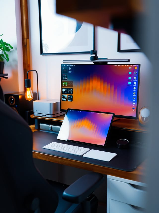 Instagram post by @joinfaizanj for Orbitkey. Caption reads: Monday setup vibes with the new Prism....