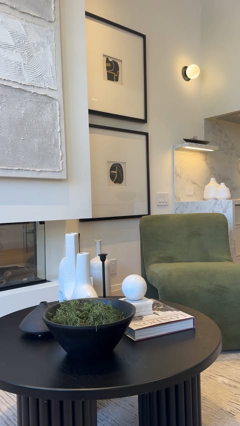 Instagram post by @stylewithsanaz for Crate and Barrel. Caption reads: You didn’t buy the wrong sofa you’re just placing....