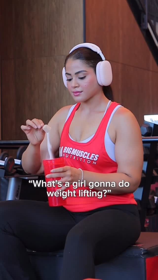 Instagram post by @gurishqkaur for Bigmuscles Nutrition. Caption reads: Big Lifts needs strong fuel 👀
Locking in with the....