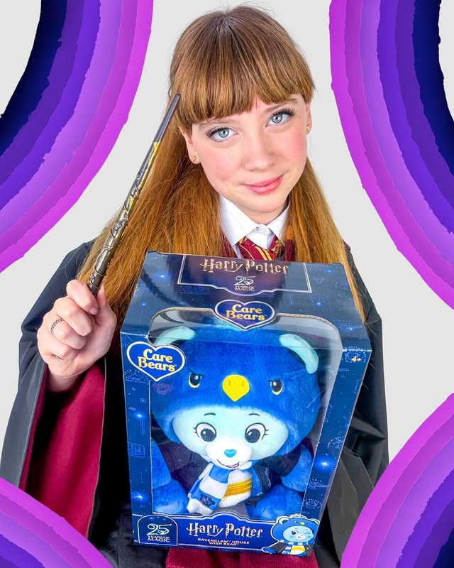 Instagram post by @dear_mummy for Care Bears. Caption reads: [...] Magic! 💙 I’m loving this super sweet Care....