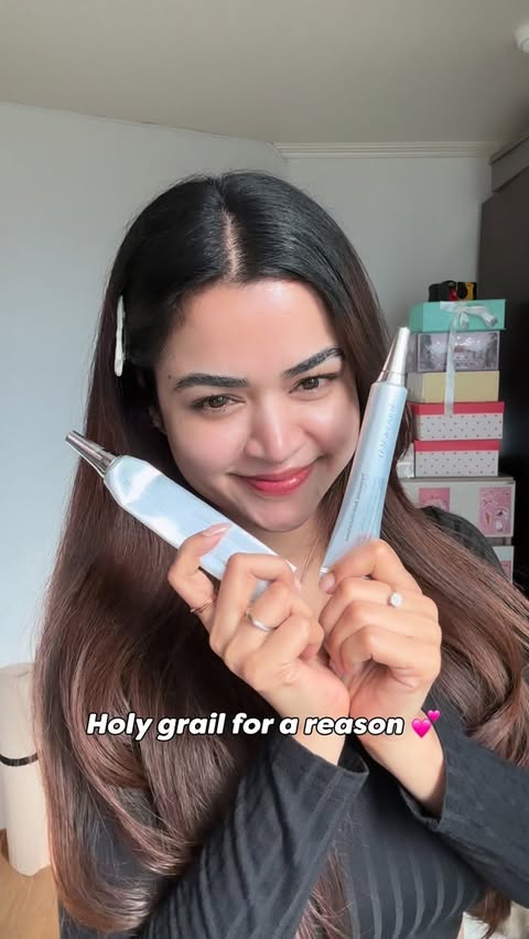 Instagram post by @deepanwita_ for Mary&May. Caption reads: Holy grail for a reason 🪄 @marynmay_global....