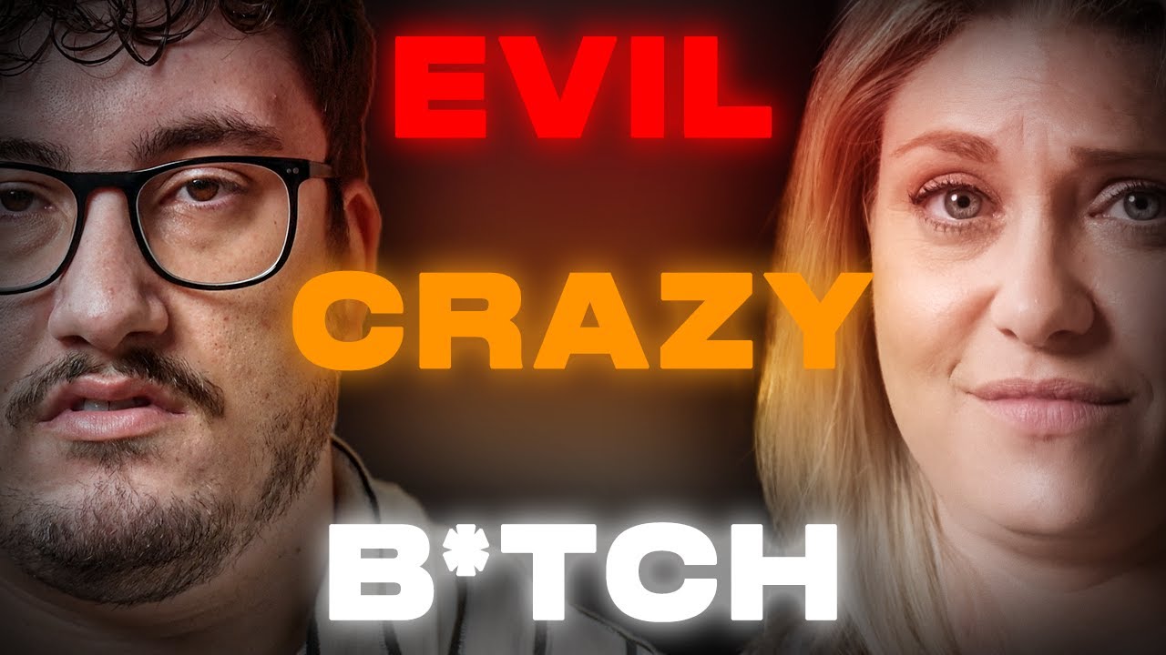 YouTube post by @CalebHammer for Webull. Caption reads: The Most Hated Woman In Financial Audit History.