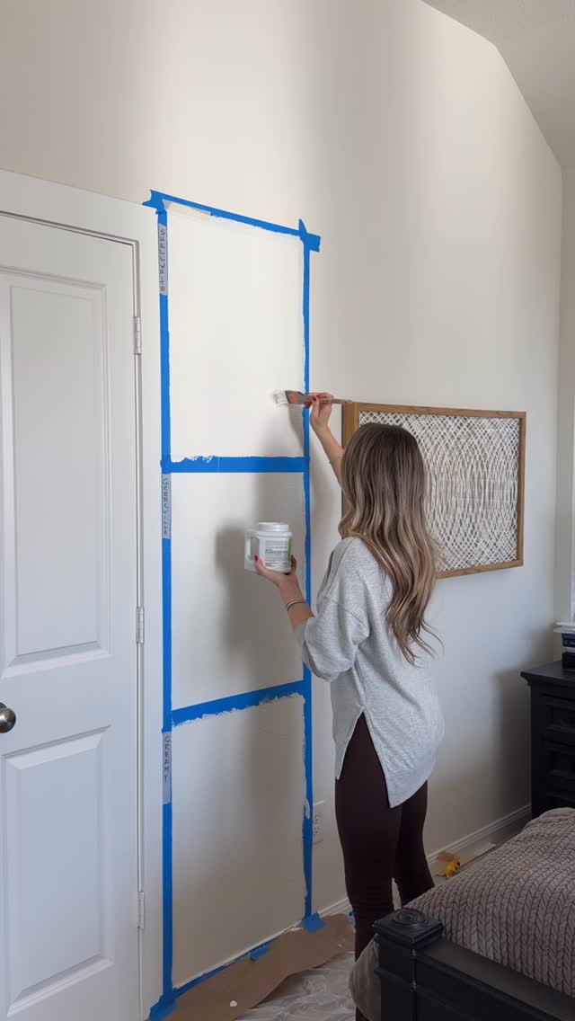 Instagram post by @mandynicolebarker for Sherwin-Williams. Caption reads: help me decide on a white paint! also sound off in....