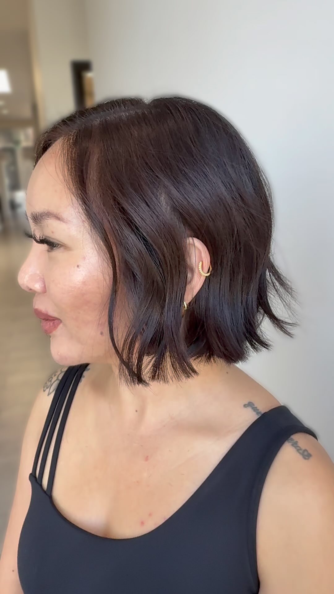 Instagram post by @lexievaughnstyling for K18 Hair. Caption reads: [...] #lexievaughnstyling #k18hair #k18repair....