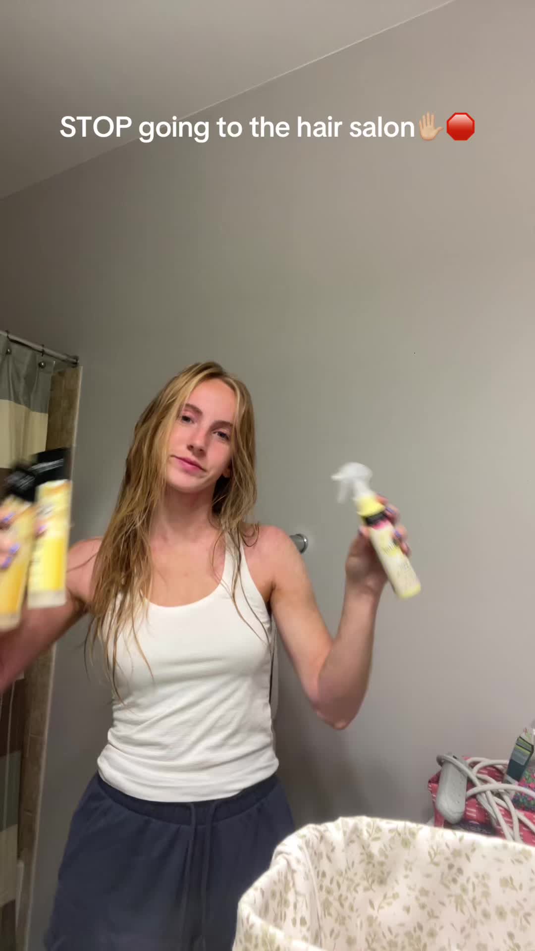 TikTok post by @alisonalis0n for John Frieda. Caption reads: Stop spending $300 to get highlights when you can....