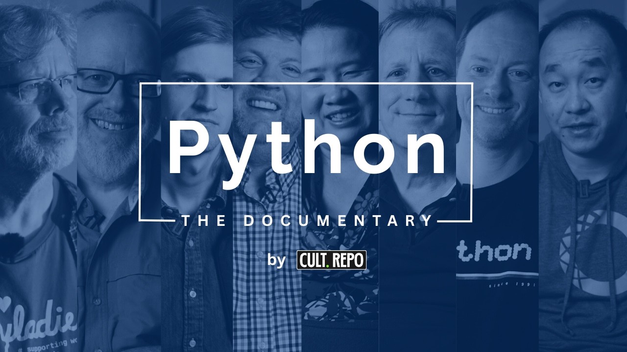 YouTube post by @cultrepo for Dropbox. Caption reads: Python: The Documentary | An origin story.