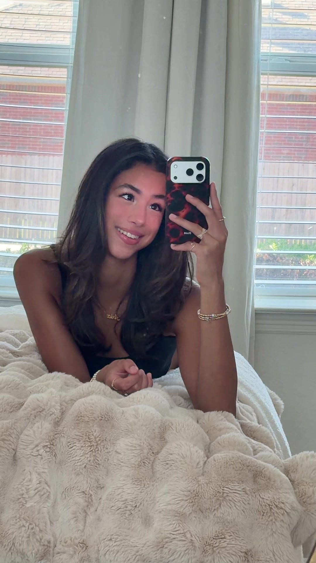 TikTok post by @ariafieldsss for Blunt Cases. Caption reads: drafty😛 case form @Blunt Cases use code....