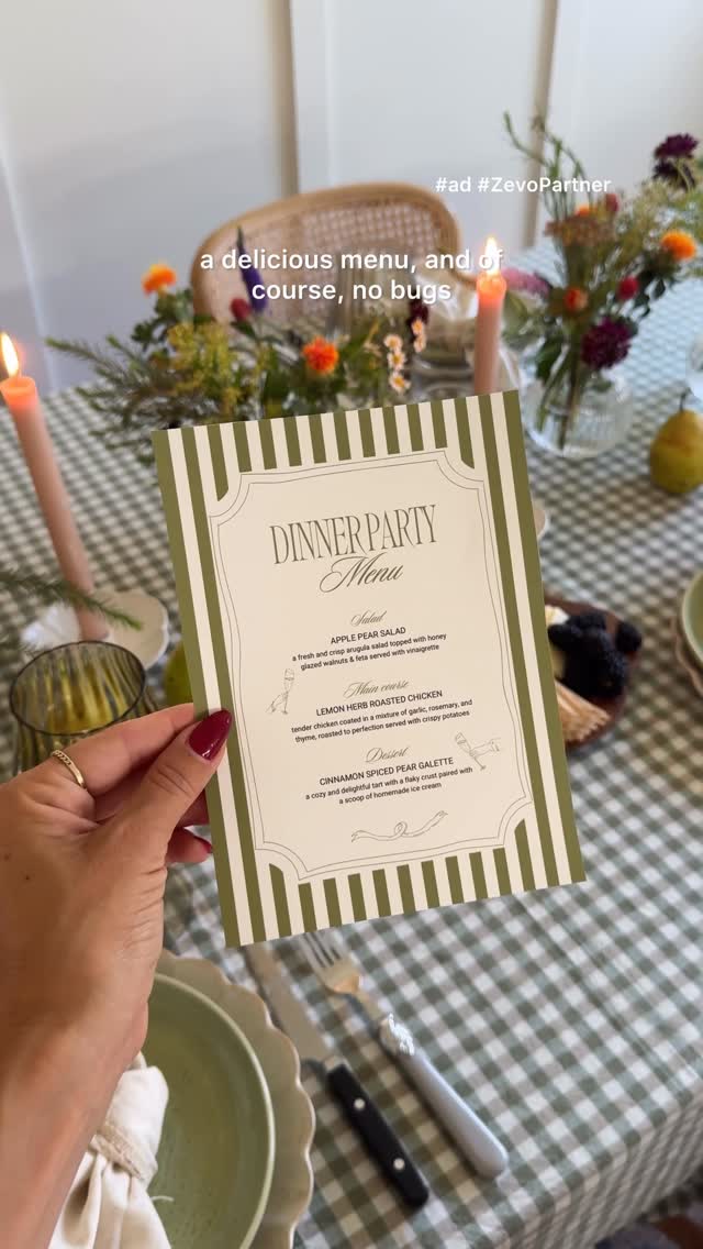 Instagram post by @debtrette for Zevo. Caption reads: #ad #ZevoPartner No invite for those pesky flying....