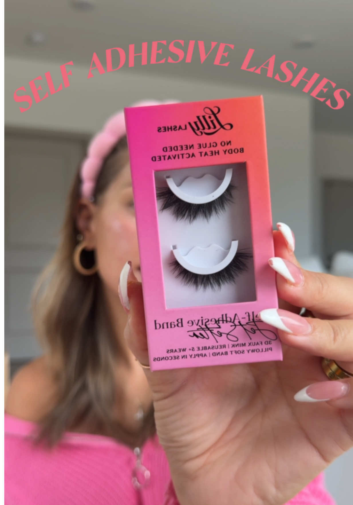 TikTok post by @iammackenzee for Lilly Lashes. Caption reads: these are SO cool!! whaaaa🤩  @Lilly Lashes  #fyp....