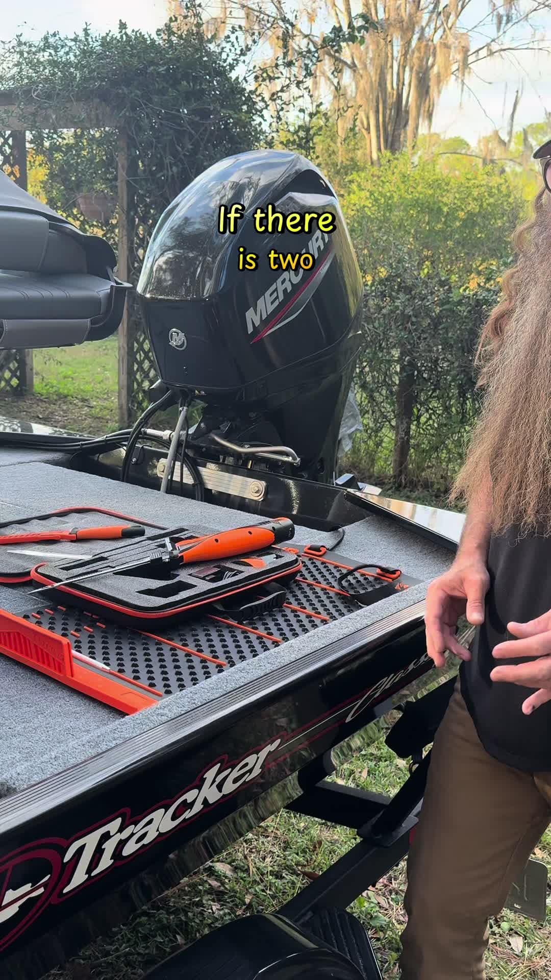 TikTok post by @thebeardfather01 for KastKing. Caption reads: @KastKingUSA #cordlessfiletknife #fishinggear....