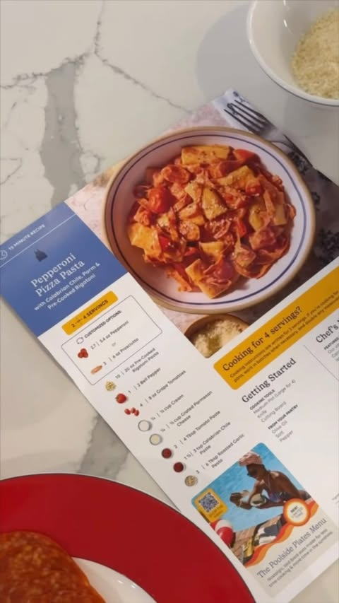 Instagram post by @meganschinella for Blue Apron. Caption reads: [...] it was my cooking. 😂🍽️ Luckily, @blueapron....