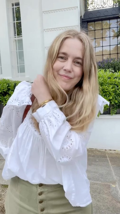 Instagram post by @douceur.uk for Petite Mendigote. Caption reads: Six days, six outfits…
Everything tagged below....