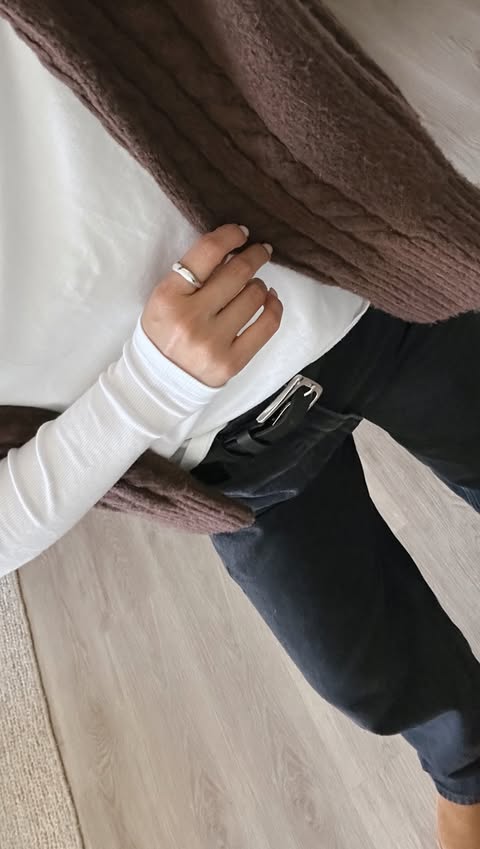 Instagram post by @stephanieivette for JustFab. Caption reads: [...] #elevatedcasual #comfyfit #justfabpartner.