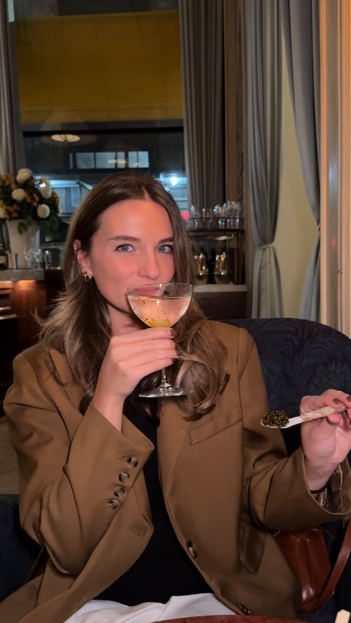 Instagram post by @new_york_nibbles for OpenTable. Caption reads: I just snagged a reservation on @opentable to the....